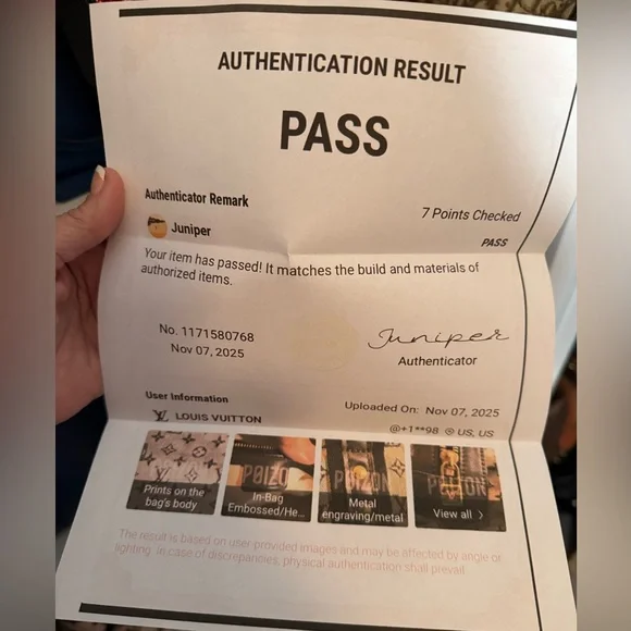 Louis Vuitton Josephine PM Satchel Tote Mini Lin Monogram Canvas Handbag w/ COA - Picture 12 of 12